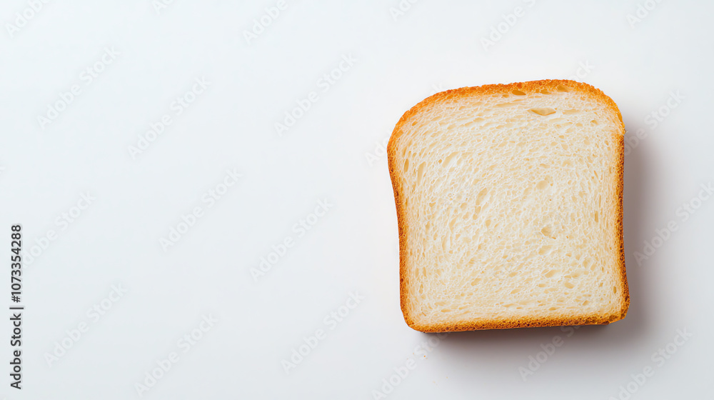 Close-Up of Sliced White Bread with Soft Texture and Golden Crust Close-Up of Sliced White Bread with Soft Texture and Golden Crust