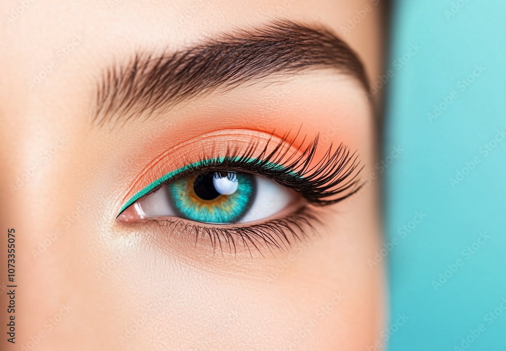Fototapeta premium Eye makeup