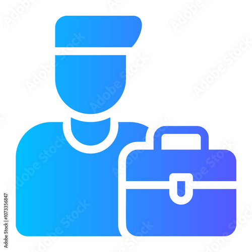 self employed gradient icon