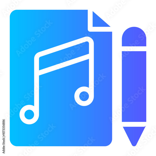 songwriter gradient icon