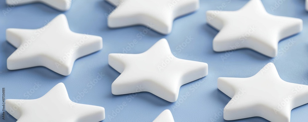 Twinkling stars scattered across a deep blue night sky, symbolizing wonder and infinity, ideal for cosmic and space themes, 3D illustration Twinkling stars scattered across a deep blue night sky, symbolizing wonder and infinity, ideal for cosmic and space themes, 3D illustration