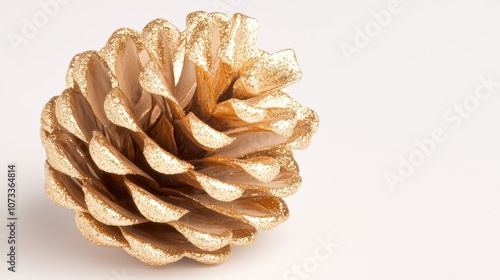 Transform your holiday decor with sparkling gold pinecone crafts for a festive touch photo