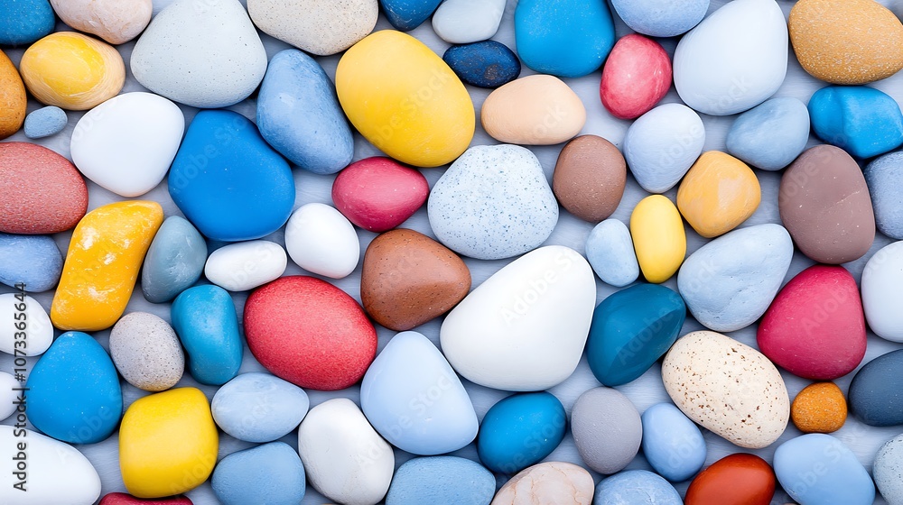 Painted Pebble Collection Colorful Smooth Stones Painted Pebble Collection Colorful Smooth Stones