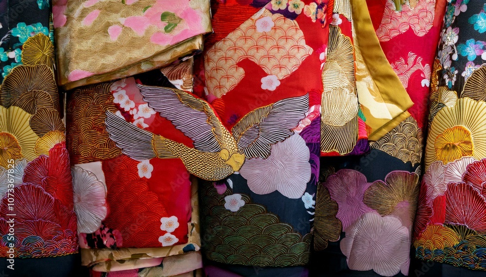 일본 전통 기모노 문양 일본 전통 기모노 문양