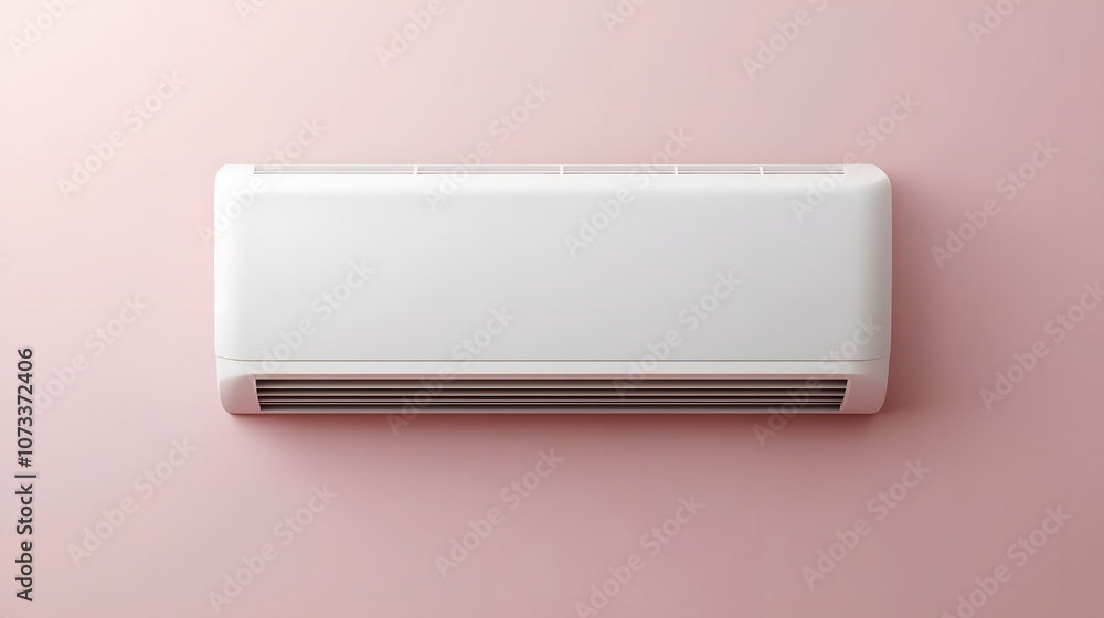 Split system air conditioner mockup for home – Representing modern cooling technology, energy efficiency, and sleek home appliance design Split system air conditioner mockup for home – Representing modern cooling technology, energy efficiency, and sleek home appliance design