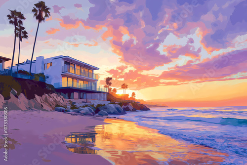 Illustration Real Estate 06 Malibu