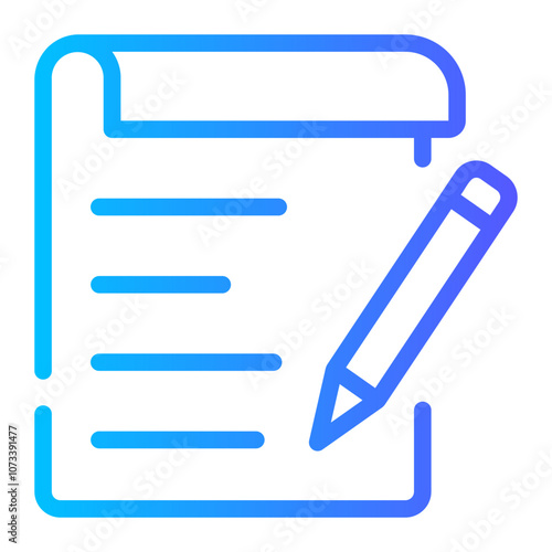 copywriter gradient icon