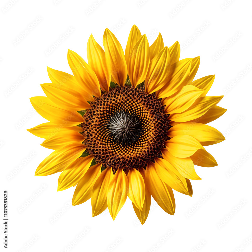 Sunflower isolated on transparent background Sunflower isolated on transparent background