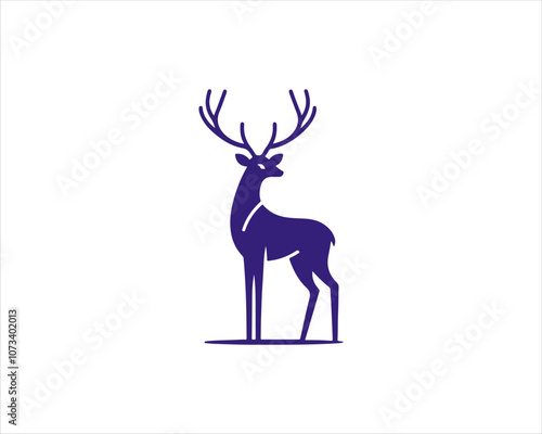 deer silhouette vector