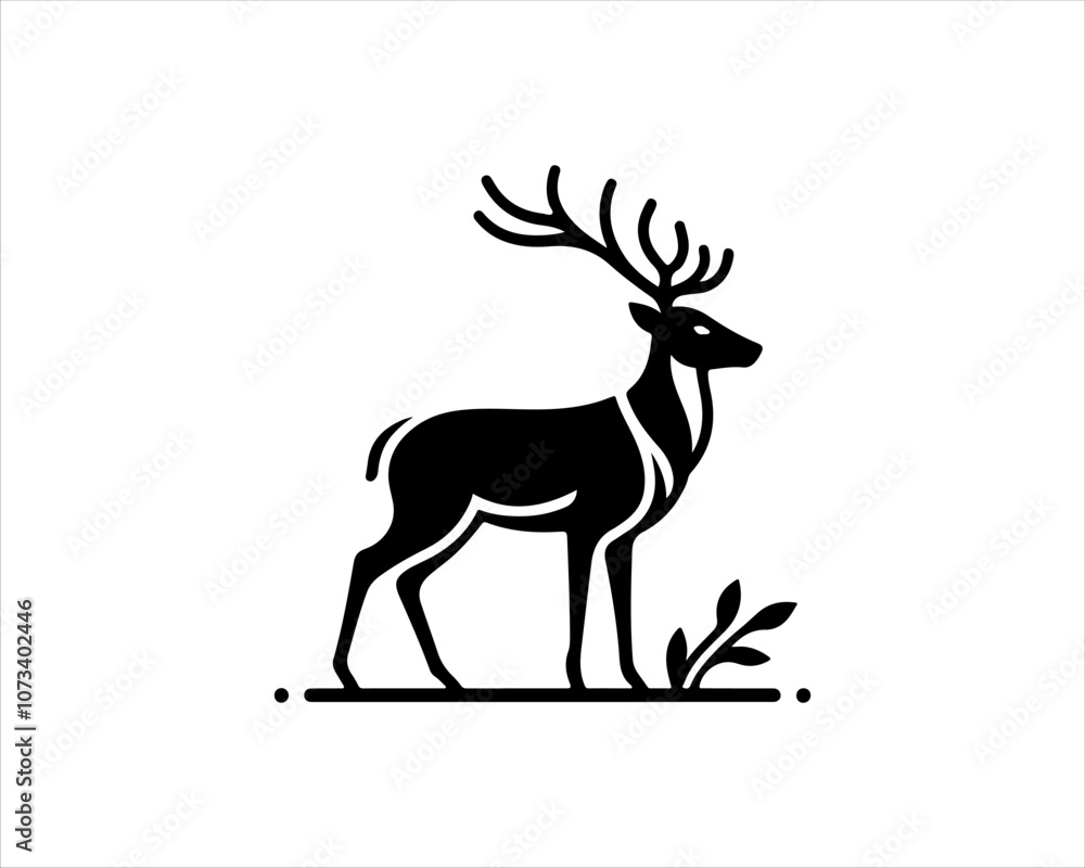 deer silhouette vector deer silhouette vector