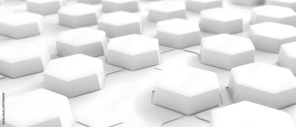 A white background with many white cubes A white background with many white cubes