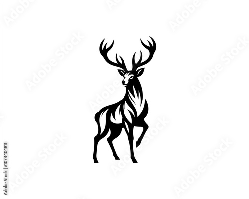 deer silhouette vector
