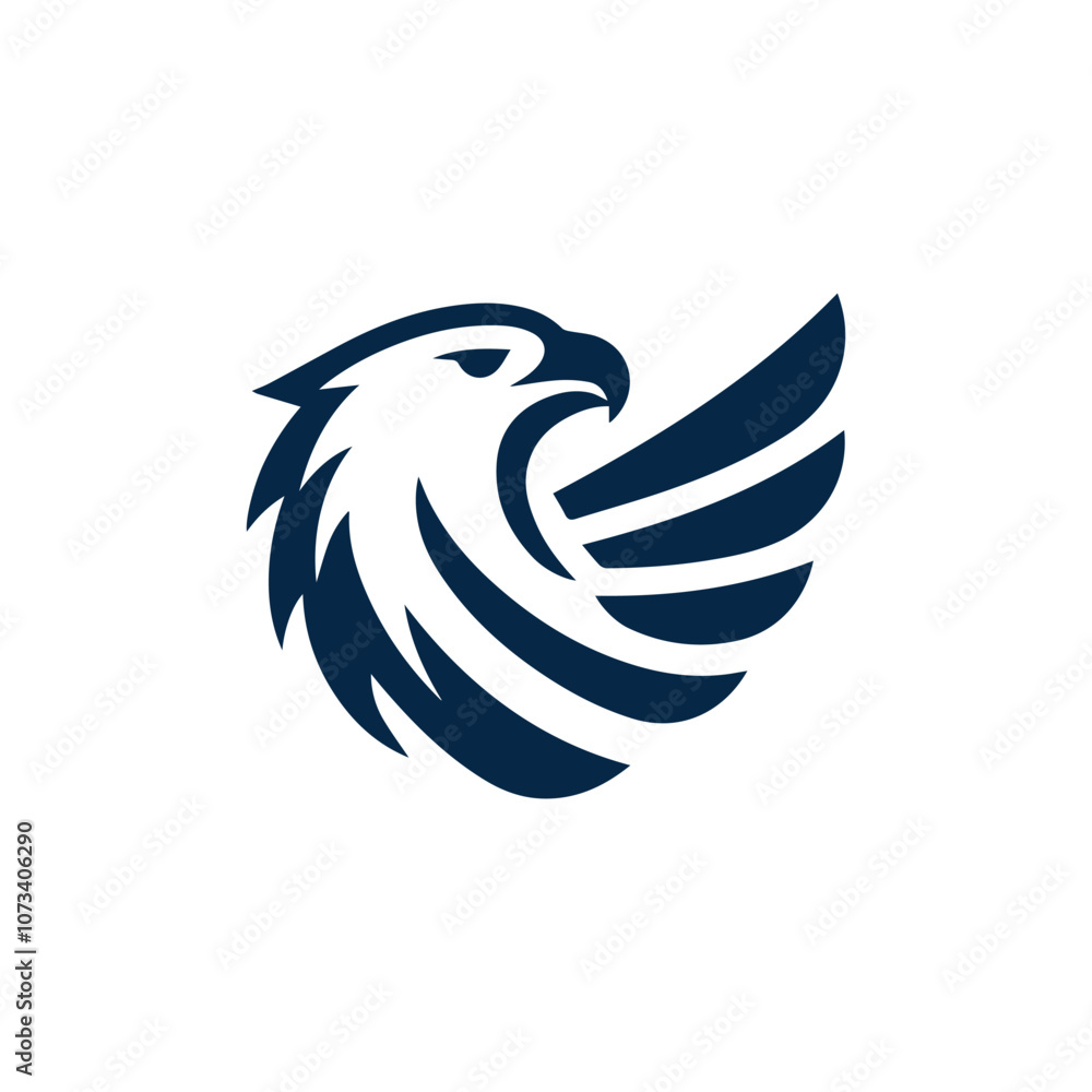 Fototapeta premium Modern eagle logo
