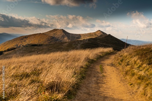 Fototapeta Naklejka Na Ścianę i Meble -  Autumn Beauty of Poland’s Bieszczady Mountains