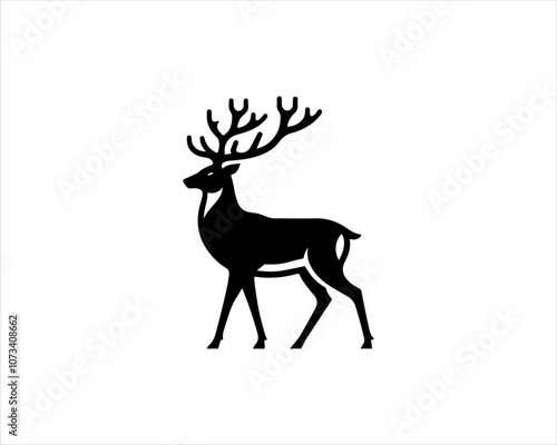 deer silhouette vector