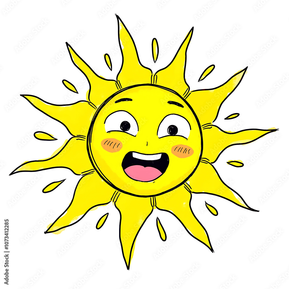 Illustration of a bold, comic-book-style sun with exaggerated rays and a pop art aesthetic. Illustration of a bold, comic-book-style sun with exaggerated rays and a pop art aesthetic.