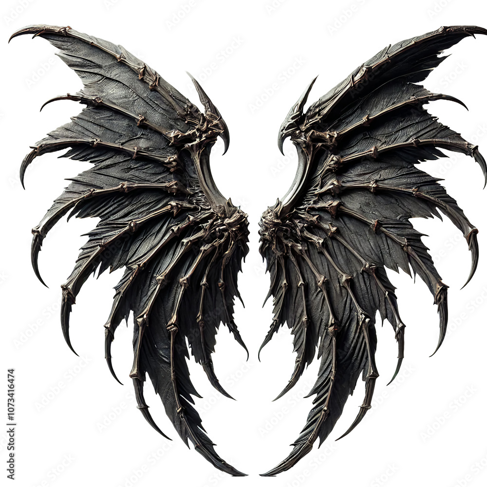 Obraz premium Devil Wings Cutout