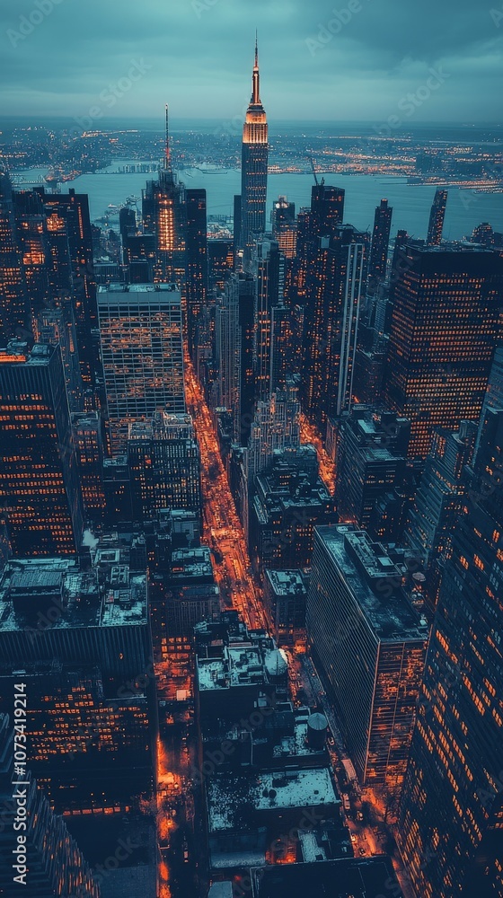 Fototapeta premium Wealth and poverty contrast, futuristic dystopian cityscape
