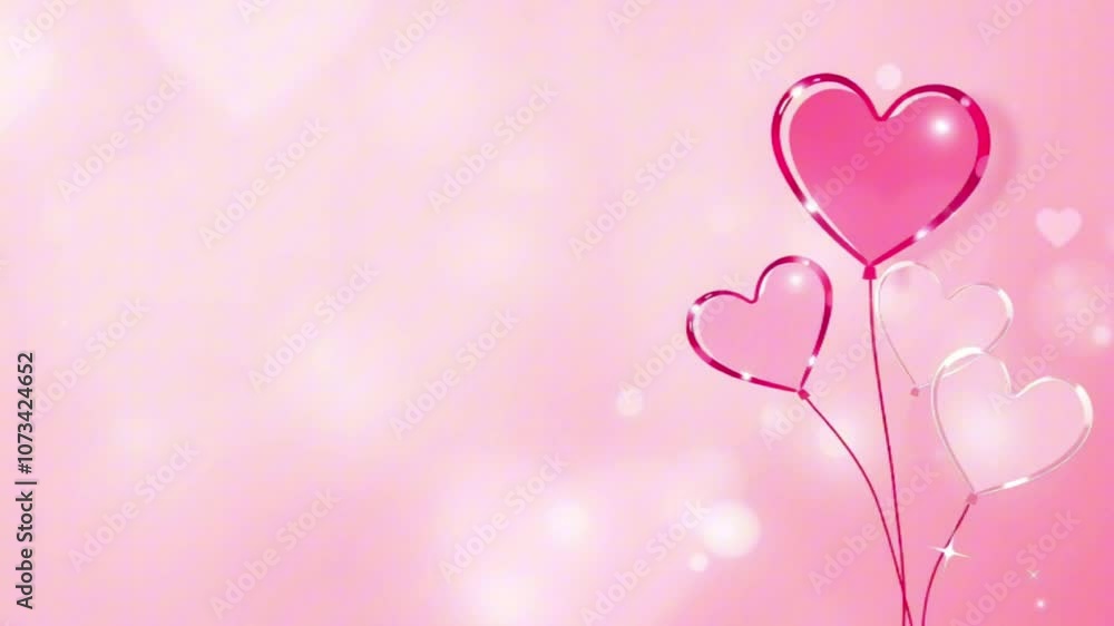 Gentle pink hearts float gracefully against a soft, dreamy pink backdrop, creating a romantic and affectionate atmosphere perfect for valentine's day or any loving occasion. Gentle pink hearts float gracefully against a soft, dreamy pink backdrop, creating a romantic and affectionate atmosphere perfect for valentine's day or any loving occasion.