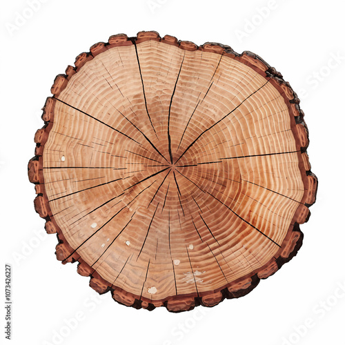 Tree Trunk Cross Section