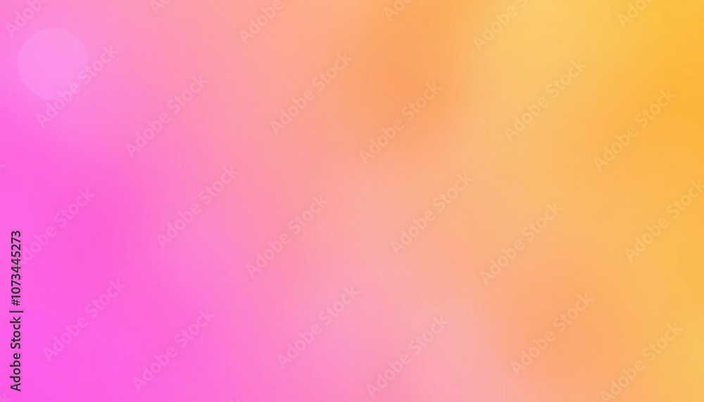 Obraz premium a close up of a pink and yellow background with a blurry effect