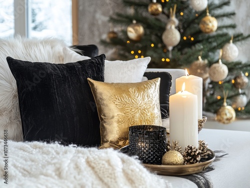 Cozy Christmas Decor with C...