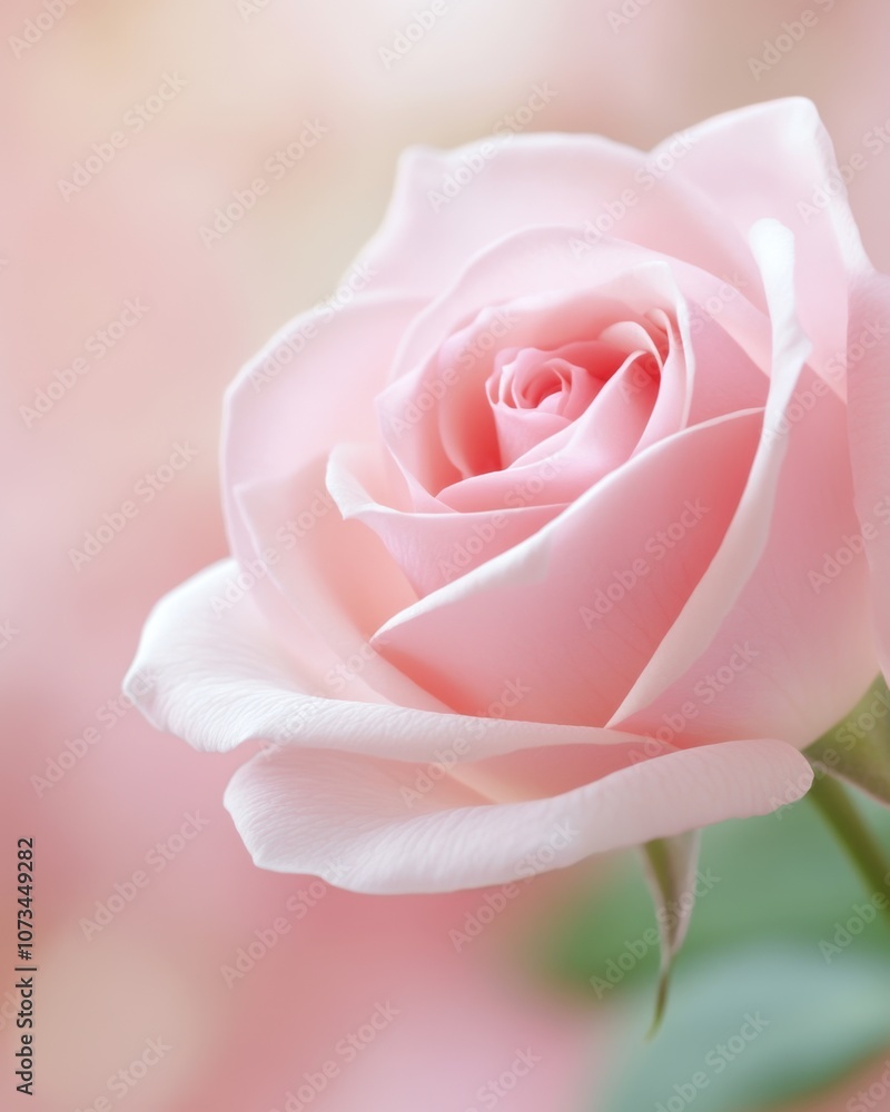 Delicate Pastel Rose Greeting Card for Heartfelt Messages and Special Moments Delicate Pastel Rose Greeting Card for Heartfelt Messages and Special Moments