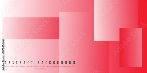 Abstract pink and white gradient geometric banner design background. Vector banner background 