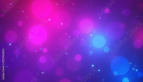 Vaporwave lights background with colorful bokeh effects, vibrant and dreamy