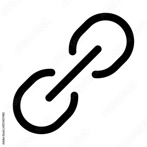 Link icon, attach link chain icon . internet url icon symbol . connection, attachment, connect, hyperlink icons button. web vector icon