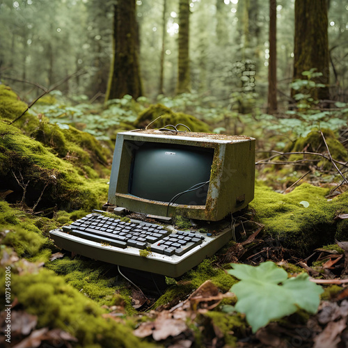 NATURE DESTROYS TECHNOLOGY 6  photo