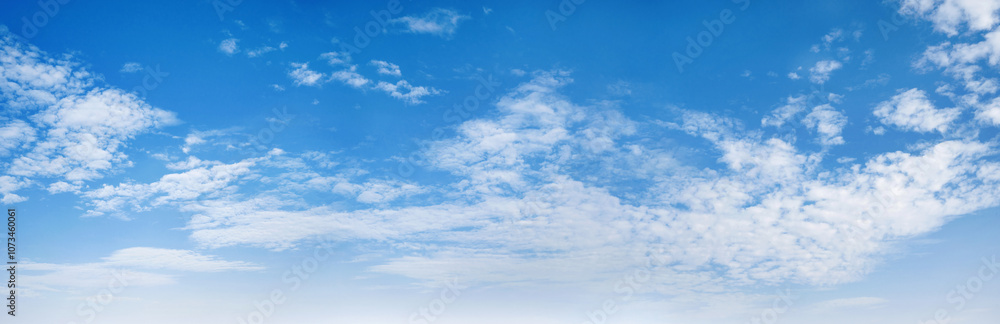 A clear blue sky with a lot of clouds A clear blue sky with a lot of clouds