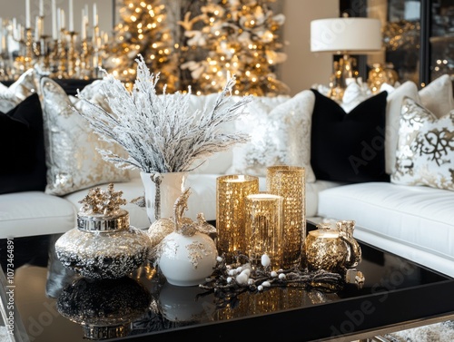 Festive Tabletop Decor with...