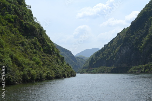 river in the mountains