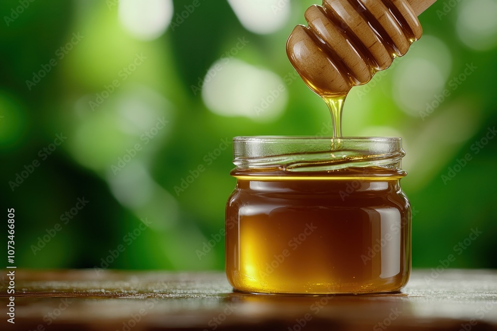 Beekeeper Extracting Raw Honey from Wild Honeycomb, Close-Up Texture of Natural Honey Harvest, Sustainable Beekeeping Practice