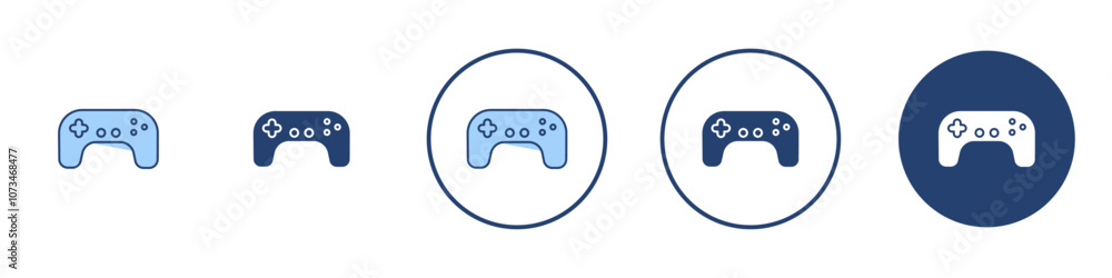 Gamepad icon Thin line art isolated Gamepad icon Thin line art isolated