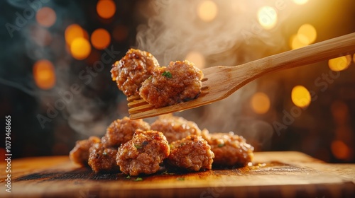 Obraz na płótnie Deliciously Sizzling Sausage A Culinary Masterpiece with a Smoky BBQ Flair Enjoy the Flavorful Aroma and Mouthwatering Texture The Perfect Dish for a Summer BBQ Party Crispy, Golden Brown Sausage w salonie