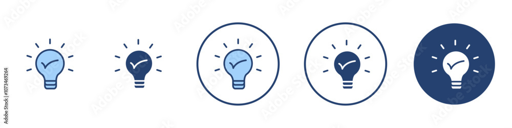 Idea icon Thin line art isolated Idea icon Thin line art isolated