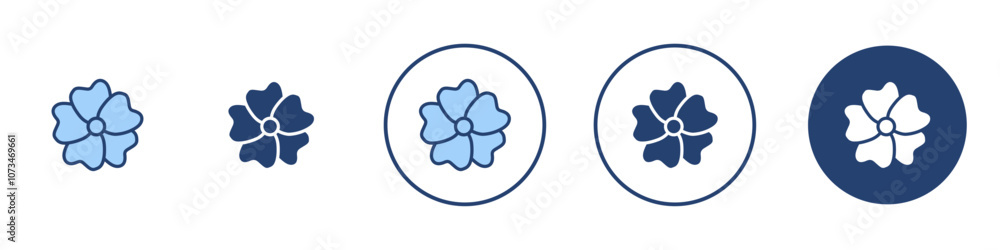 Jasmine icon Thin line art isolated Jasmine icon Thin line art isolated