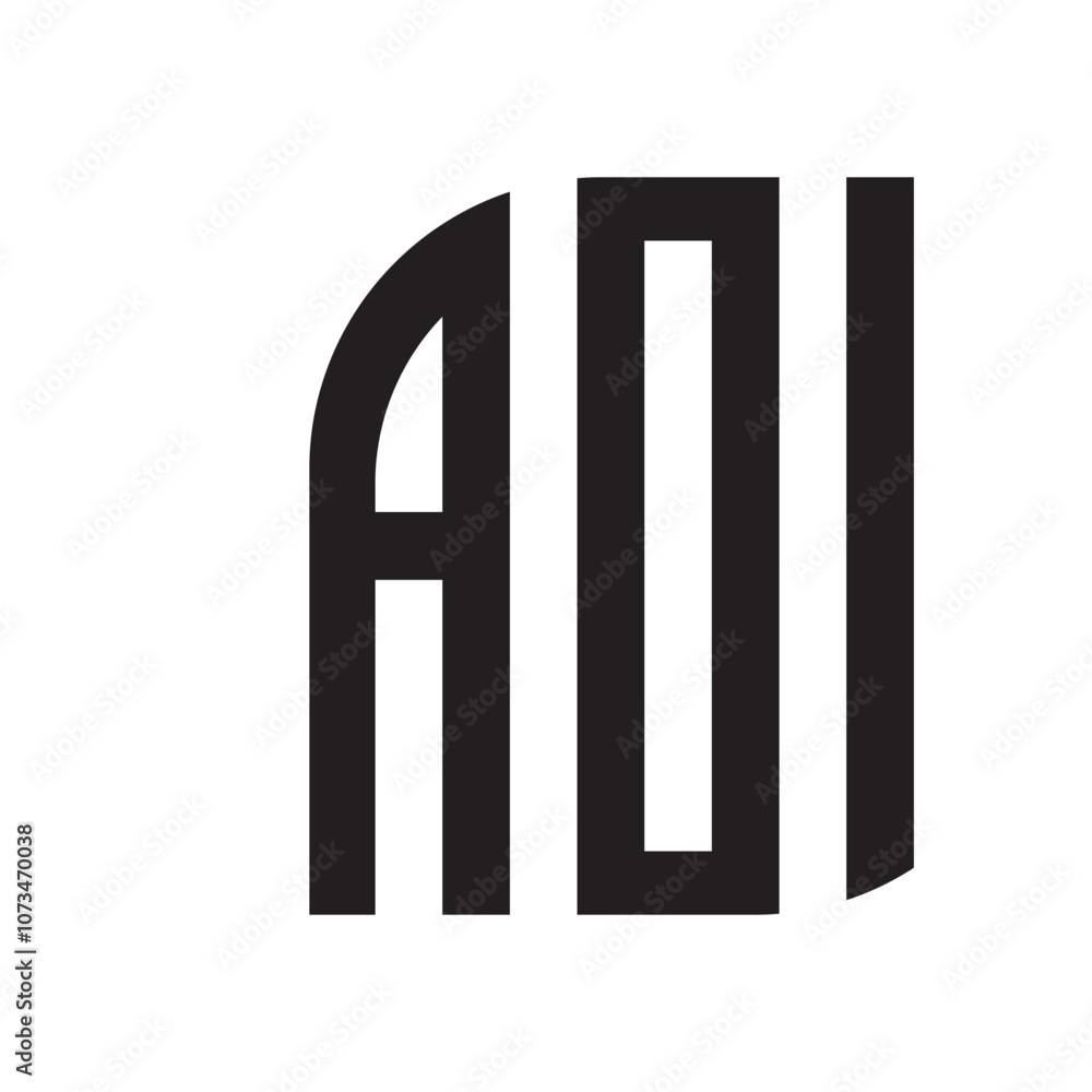 AOI letter logo design with white background in illustrator, vector logo modern alphabet font AOI letter logo design with white background in illustrator, vector logo modern alphabet font