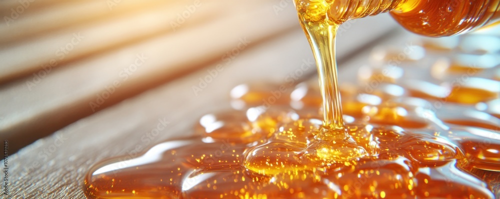 Golden Nectar Pouring Beekeeper's Harvest, Raw Honey Texture, Natural Sweetness, Pure Honey, Organic Honey, Local Honey, Honeycomb, Beekeeping, Honeycomb Honey, Raw Honeycomb, Honey Drizzle, Golden