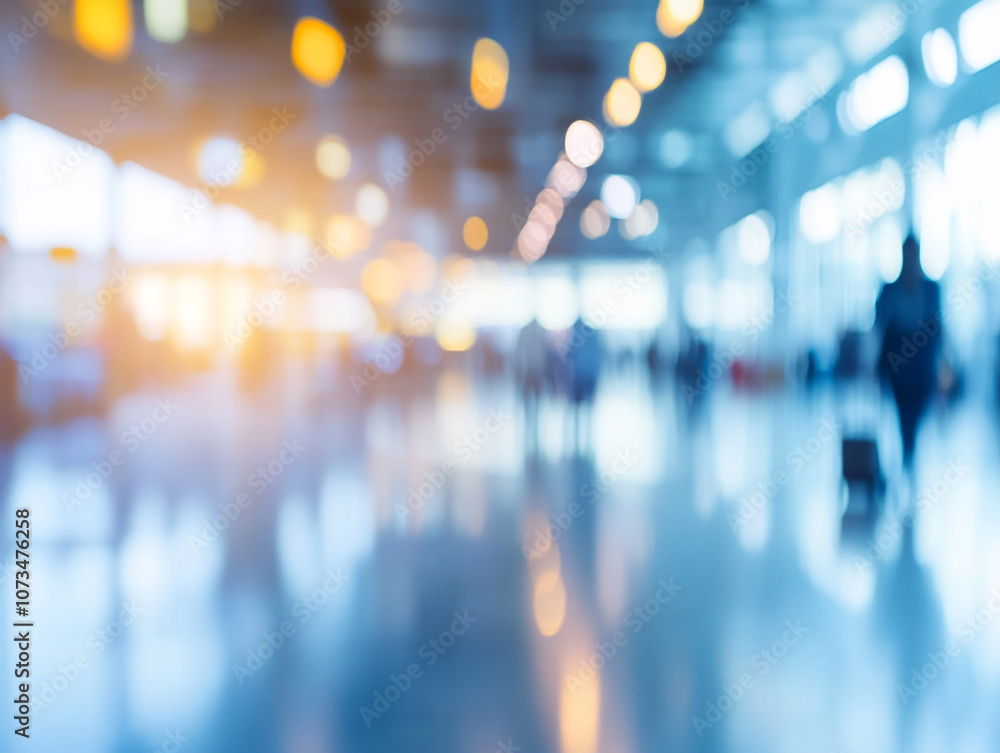 A blurry image of a busy airport with people walking around. Scene is chaotic and bustling, with people rushing to catch their flights. A blurry image of a busy airport with people walking around. Scene is chaotic and bustling, with people rushing to catch their flights.