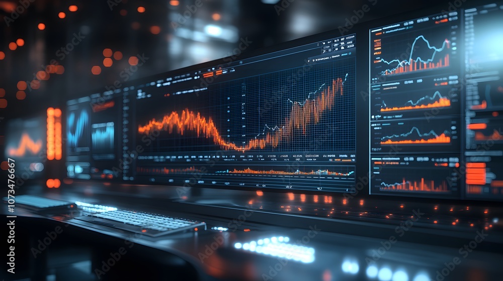 A yield curve graph is prominently featured on a large monitor, with a shallow depth of field focusing on the curve, while surrounding financial data is softly blurred for clarity. A yield curve graph is prominently featured on a large monitor, with a shallow depth of field focusing on the curve, while surrounding financial data is softly blurred for clarity.