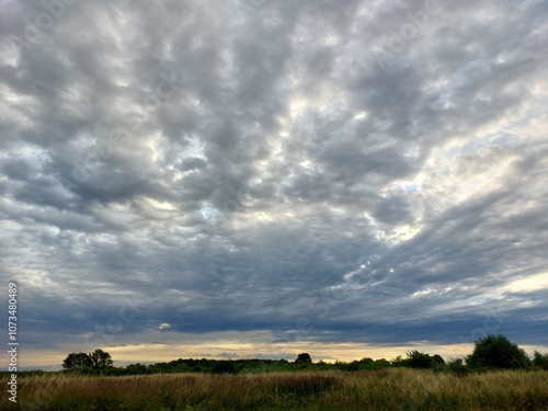 Clouds, cloudy landscape