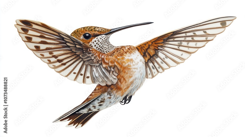 Fototapeta premium Hummingbird in Flight