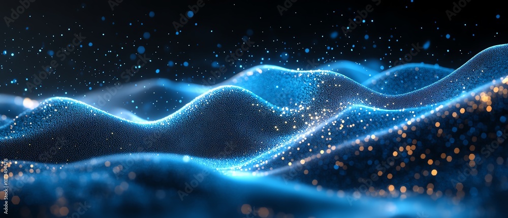 Abstract background with a glowing globe and blue waves, symbolizing global trade and travel connections, generative AI design, modern and professional look Abstract background with a glowing globe and blue waves, symbolizing global trade and travel connections, generative AI design, modern and professional look