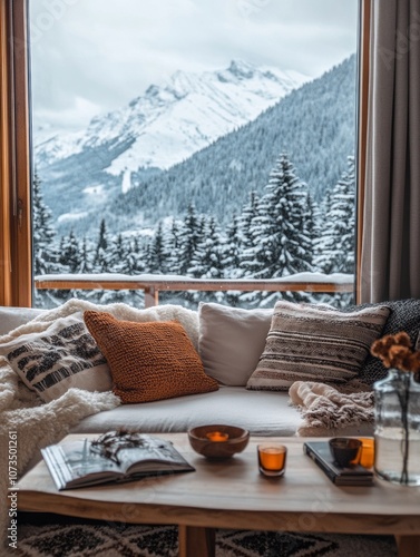 Cozy Living Room with Mount...