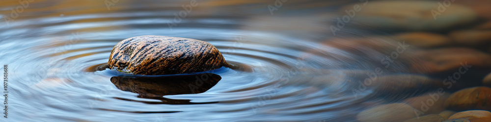A ripple spreading out from a single stone dropped into calm waters, illustrating the transformative power of courage and determination. A ripple spreading out from a single stone dropped into calm waters, illustrating the transformative power of courage and determination.