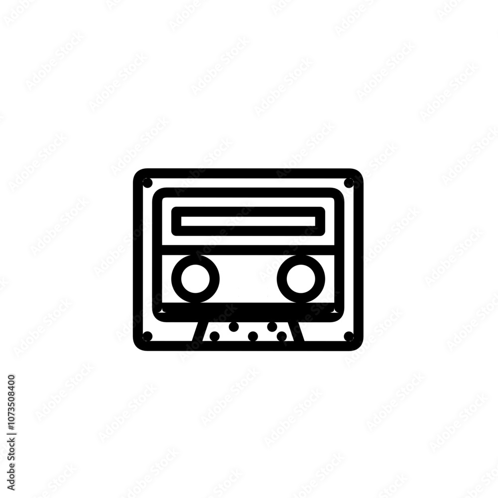 Obraz premium cassette deck