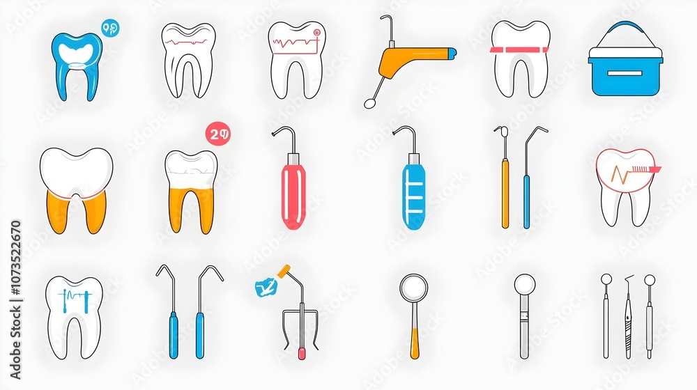 Set of 24 editable stroke icons for dental office including tools and patient care symbols in format on white background Useful for medical healthcare and dental practice branding Set of 24 editable stroke icons for dental office including tools and patient care symbols in format on white background Useful for medical healthcare and dental practice branding